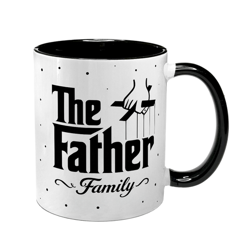 Чашка для Татуся, чорна з принтом - the Father family 1.2.73 фото