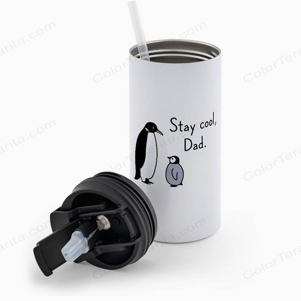 Термокружка для Татуся, біла 450мл: Stay cool, Dad 1.2.81-450TW фото