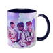 Чашка BTS, темно-синяя с принтом - k-pop 5.0.3.9 фото