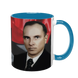 Чашка с Бандерой, голубая с принтом - Степан Андреевич Бандера ОУН 4.10 фото