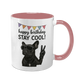 Чашка до Дня Народження, рожева з принтом - Happy Birthday STAY COOL 6.1.15 фото