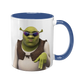 Чашка синя з принтом - Шрек ( Shrek ) 5.61 фото