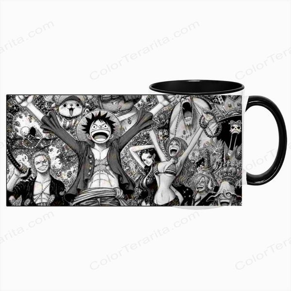 Чашка аніме, чорна з принтом - Ван Піс ( One Piece ) 5.0.2.22 фото