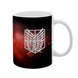 Чашка аніме, біла з принтом - Корпус розвідників - Атака Титанів ( Attack on Titan ) 5.0.2.14 фото