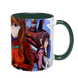 Чашка аніме, темно-зелена з принтом - Евангелион ( Evangelion ) 5.0.2.3 фото