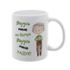 Чашка для Дідуся, біла з принтом - Дідусь мене радує 1.8.29 фото