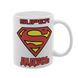 Чашка для Дідуся, біла з принтом - Super Дідусь 1.8.25-F фото