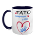 Чашка Тата, темно-синя з принтом: Тато найкращий 1.2.16-F фото 2