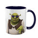 Чашка темно-синя з принтом - Шрек ( Shrek ) 5.61 фото