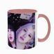 Чашка BLACKPINK, рожева з принтом - k-pop 5.0.3.15 фото