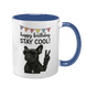 Чашка до Дня Народження, синя з принтом - Happy Birthday STAY COOL 6.1.15 фото