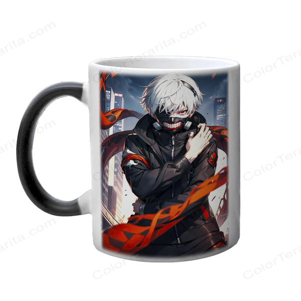 Чашка аніме, хамелеон з принтом - Канеки Кен (Kaneki Ken) - Tokyo Ghoul 5.0.2.27 фото