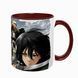 Чашка аніме, бордова з принтом - Корпус розвідників - Атака Титанів ( Attack on Titan ) 5.0.2.19 фото