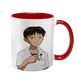 Чашка аніме, червона з принтом - Ікарі Шінджі - Евангелион (Ikari Shinji) - Neon Genesis Evangelion Сіндзі, Синдзи 5.0.2.1 фото