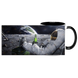 Чашка чорна з принтом - Космос 5.31 фото 3