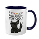 Чашка до Дня Народження, темно-синя з принтом - Happy Birthday STAY COOL 6.1.15 фото