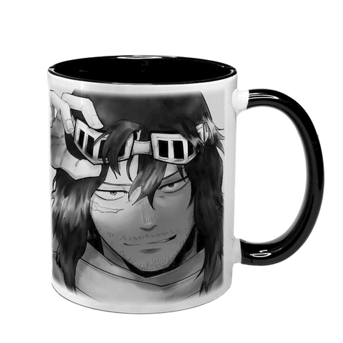 Чашка аніме, чорна з принтом - Шота Айзава (Shota Aizawa) - My Hero Academia 5.0.2.33 фото