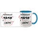 Чашка для Батька, блакитна з принтом: Тато №1 у світі 1.2.10-F фото 3