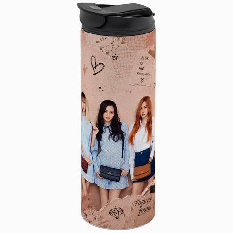 Термокружка BLACKPINK, біла 600мл FULL: BLACKPINK 5.0.3.16-600TW-FULL фото