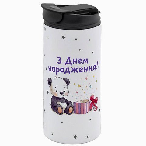 Термокружка до ДН, біла 450мл: Мішка з ДН 6.1.26-450TW фото