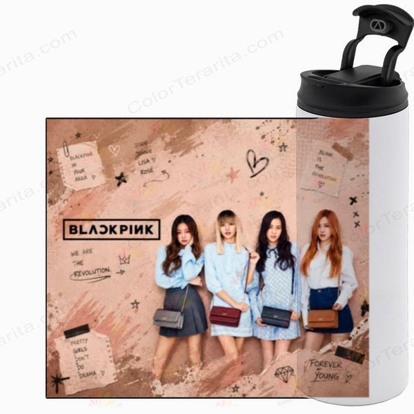 Термочашка BLACKPINK, белая 600мл FULL: BLACKPINK 5.0.3.16-600TW-FULL фото
