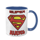Чашка для Дідуся, синя з принтом - Super Дідусь 1.8.25-F фото