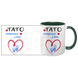 Чашка Тата, темно-зелена з принтом: Тато найкращий 1.2.16-F фото 3