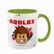 Чашка Roblox, салатова з принтом - Roblox 5.0.5.1 фото