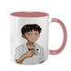 Чашка аніме, рожева з принтом - Ікарі Шінджі - Евангелион (Ikari Shinji) - Neon Genesis Evangelion Сіндзі, Синдзи 5.0.2.1 фото