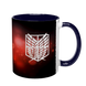 Чашка аніме, темно-синя з принтом - Корпус розвідників - Атака Титанів ( Attack on Titan ) 5.0.2.14 фото