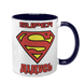 Чашка для Дідуся, темно-синя з принтом - Super Дідусь 1.8.25-F фото