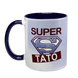 Чашка для Татка, темно-синя з принтом - SUPER Тато 1.2.33-F фото 2