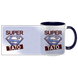 Чашка для Татка, темно-синя з принтом - SUPER Тато 1.2.33-F фото 3