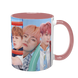 Чашка BTS, розовая с принтом - k-pop 5.0.3.10 фото