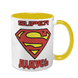 Чашка для Дідуся, жовта з принтом - Super Дідусь 1.8.25-F фото