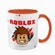 Чашка Roblox, помаранчева з принтом - Roblox 5.0.5.1 фото