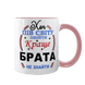 Чашка рожева з принтом - Хоч пів світа обійти, краще Брата не знайти 1.12.18-F фото