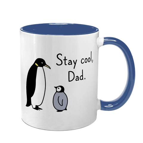 Чашка для Татуся, синя з принтом - Stay cool, Dad 1.2.81 фото