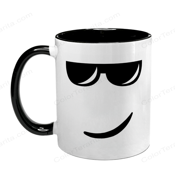 Чашка Roblox, чорна з принтом - Обличчя Roblox 6 5.0.5.7 фото