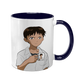 Чашка аніме, темно-синя з принтом - Ікарі Шінджі - Евангелион (Ikari Shinji) - Neon Genesis Evangelion Сіндзі, Синдзи 5.0.2.1 фото