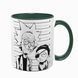 Чашка Rick and Morty, темно-зеленая с принтом - Rick and Morty 10.68 фото