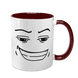 Чашка Roblox, бордовая с принтом: Лица Roblox 2 5.0.5.3 фото