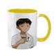 Чашка аніме, жовта з принтом - Ікарі Шінджі - Евангелион (Ikari Shinji) - Neon Genesis Evangelion Сіндзі, Синдзи 5.0.2.1 фото