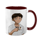 Чашка аніме, бордова з принтом - Ікарі Шінджі - Евангелион (Ikari Shinji) - Neon Genesis Evangelion Сіндзі, Синдзи 5.0.2.1 фото