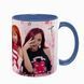 Чашка BLACKPINK, синяя с принтом - k-pop 5.0.3.18 фото