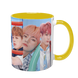 Чашка BTS, желтая с принтом - k-pop 5.0.3.10 фото