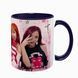 Чашка BLACKPINK, темно-синяя с принтом - k-pop 5.0.3.18 фото