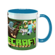 Чашка Minecraft, голубая с принтом - Minecraft 5.0.4.7 фото