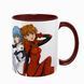Чашка аніме, бордова з принтом - Евангелион ( Evangelion ) 5.0.2.9 фото 1