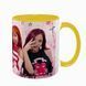 Чашка BLACKPINK, желтая с принтом - k-pop 5.0.3.18 фото